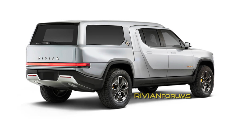 Illustration for article titled These Renders of Rivian's Modular Truck Make a Great Argument for Modularity